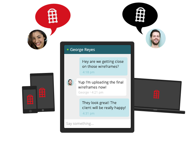 Redbooth der Chat in allen Geräten - Sicherer Chat, Firmenchat & Instant Messaging mit Redbooth