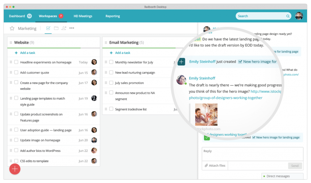 Redbooth Desktop App