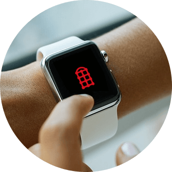 Apple Watch-App  - Mobile Zusammenarbeit