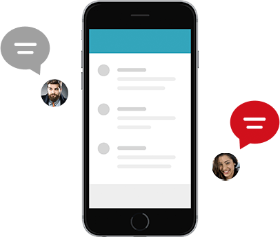 Chatten Sie mit Ihrem Team - Mobile Zusammenarbeit