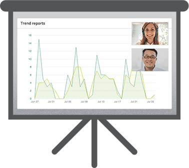 Präsentationen abhalten  - HD-Videokonferenzen und Online-Meetings