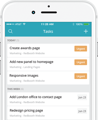 Redbooth Mobile App  - Mobile Zusammenarbeit