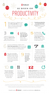 12 Days of Productivity Infographic
