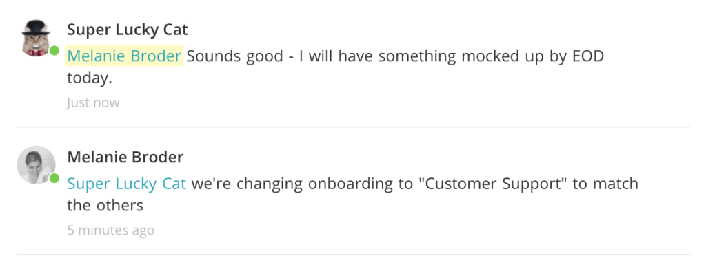 slack integration into redbooth creates effective workplace communication with immediate notifications on task updates