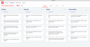 post-mortem analysis template available to download in Redbooth