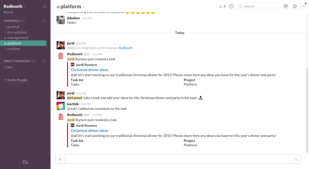 Image of redbooth - slack-channel