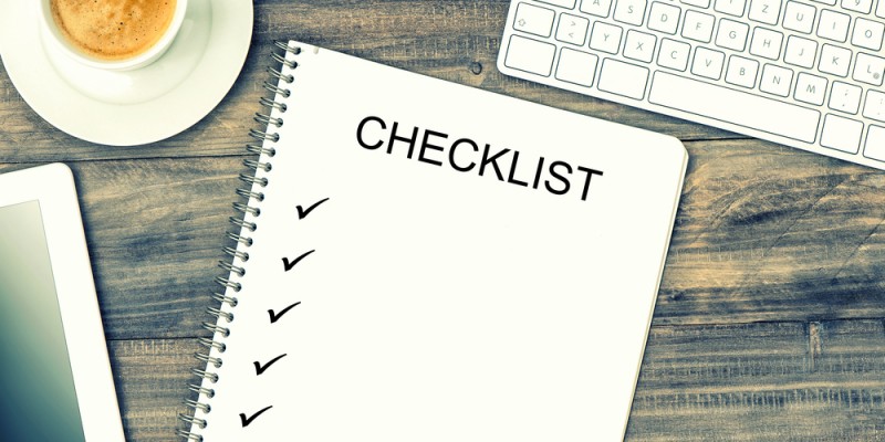 La checklist du développeur Web
