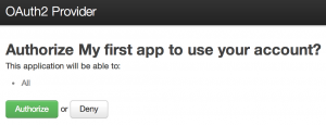 Authorization